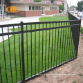 Flat Top Tubular Picket Steel Metal Fence Panels